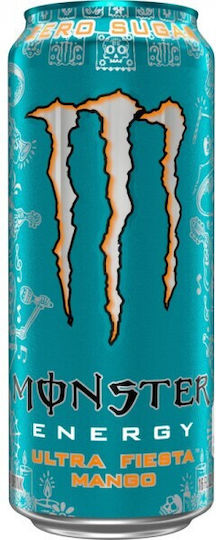 Monster Fiesta Băutură energizantă Mango cu carbonatare, fără zahăr 500ml