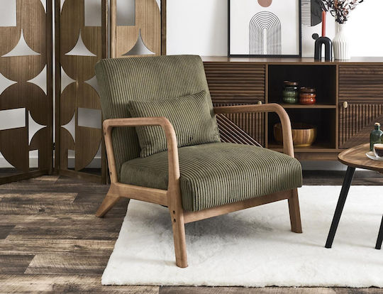 Relax Armchair Green 64.5x83x75cm