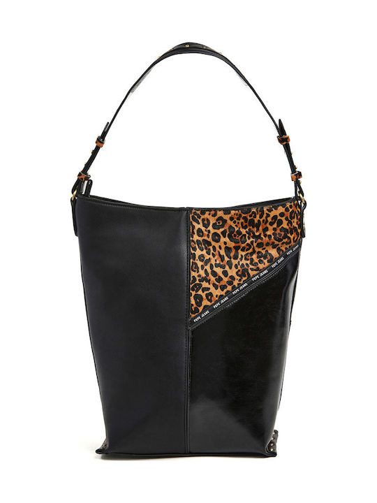 Animal Print Women's Bag Shoulder Black