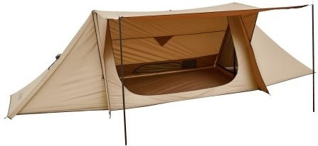 Vevor Σκηνή Camping Μπεζ για 2 Άτομα 330x120εκ.