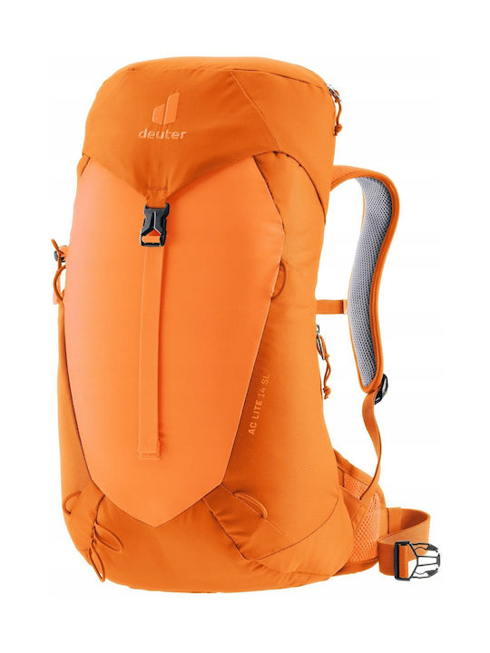 Deuter Ac Lite 14 Sl Ορειβατικό Σακίδιο 14lt Αδιάβροχο Πορτοκαλί Daypack