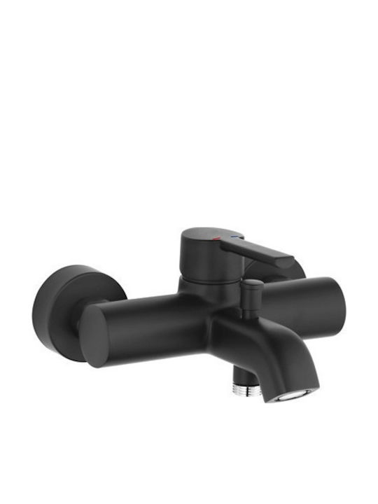 Heinrich Schulte Baterie Cada Amestecare Omega 450 Negru Mat