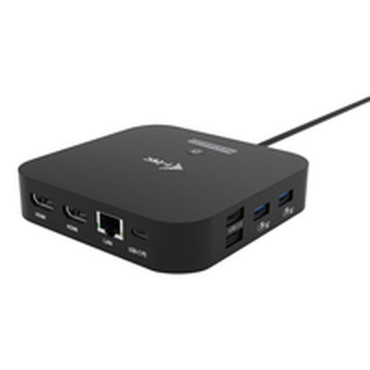 i-tec USB-C Docking Station with DisplayPort 4K PD Ethernet and Support for 2 Monitors Black (C31DUALHDMIDOCKPD)