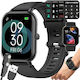 Verk Group ZL54CJ Smartwatch με Παλμογράφο (Μαύρο)