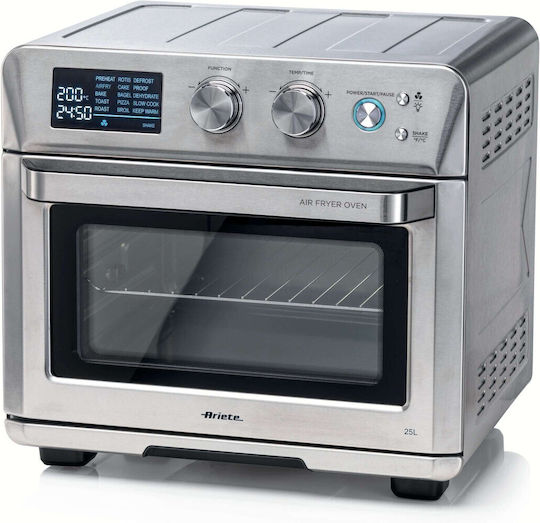 Ariete Electric Countertop Oven 25lt Without Burners with Air Inox