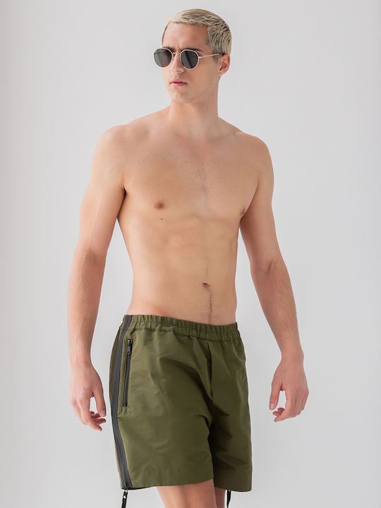Alessandro Dell Acqua Herrenshorts Khaki