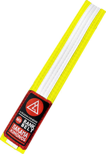 Children's Nakama IBJJF Kihon Yellow White Belt