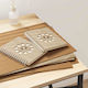 Vidaxl Wooden Craft Decoration Plates 50 Pcs Sonoma Oak 30 X 42 X 0.3 Cm