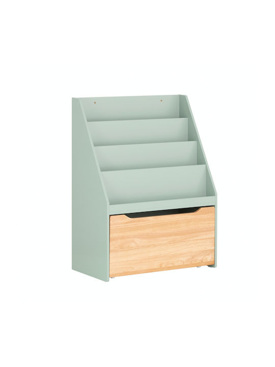 Bücherregal Boden Grün 62x30x80cm