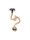 Alista Home Pendant Light Black with Rope for Socket E27