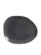 Porto Brasil Organic Titanium Plate Shallow Oval Ceramic 31x24cm 6pcs