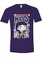 T-shirt Kiss Rock Avenue Purple
