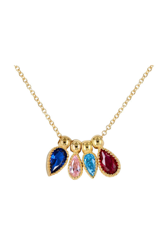 Tasoulis Jewellery Collection Колиета от Жълто Злато 9 Карата Tasoulis Jewellery Collection Колиета от Жълто Злато 9 Карата