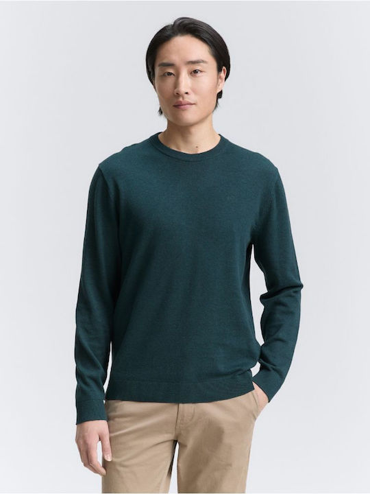 Tom Tailor Pulover Basic Cu Mânecă Lungă Verde