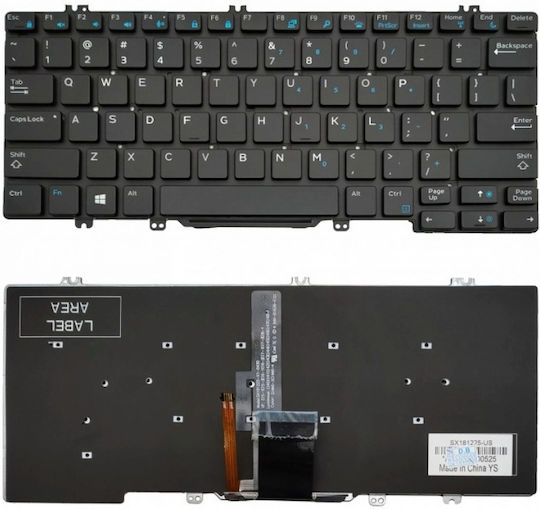 Laptop Keyboard Dell Latitude 3400 5400 5400 5401 5410 5411 7400 7410 Backlit