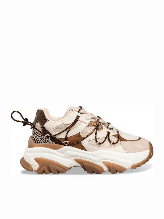 Name Loading Chunky Sneakers Beige
