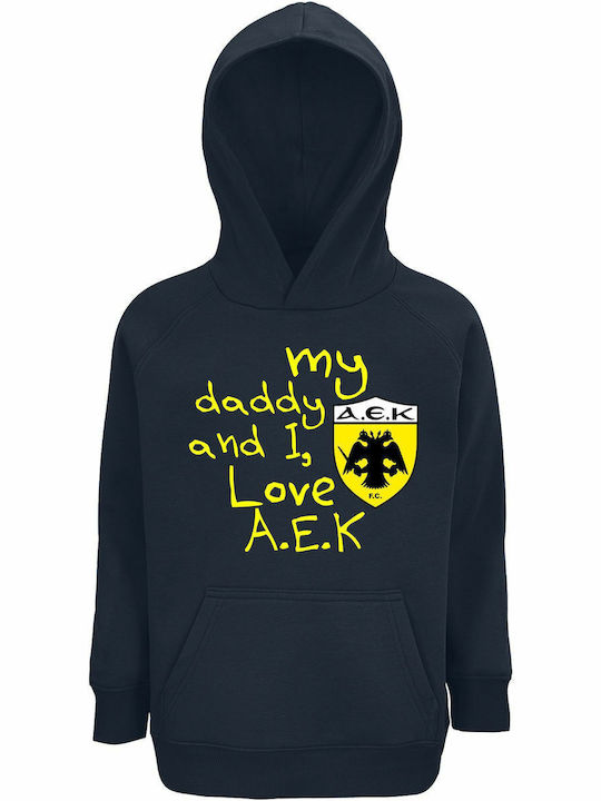 Kids Sweatshirt with Hood and Pockets French Na...