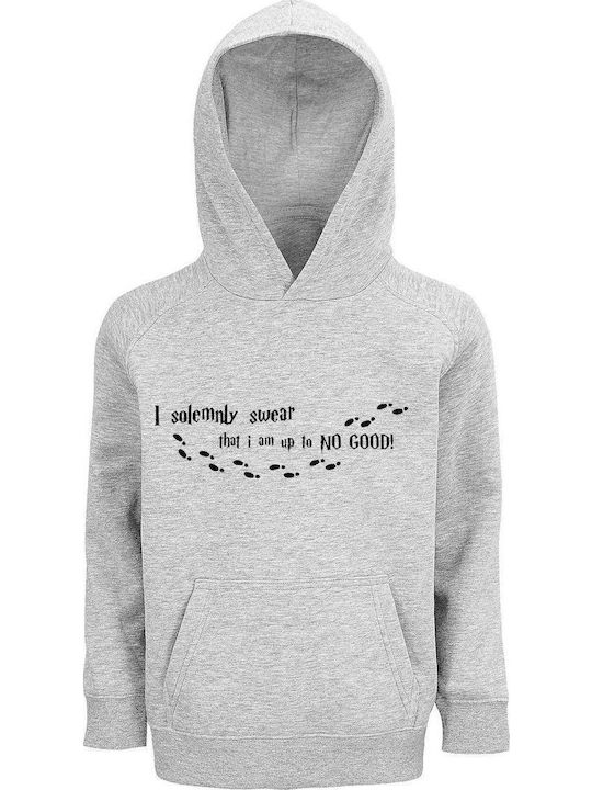 kirikoko Kids Sweatshirt with Hood Grey Melange...