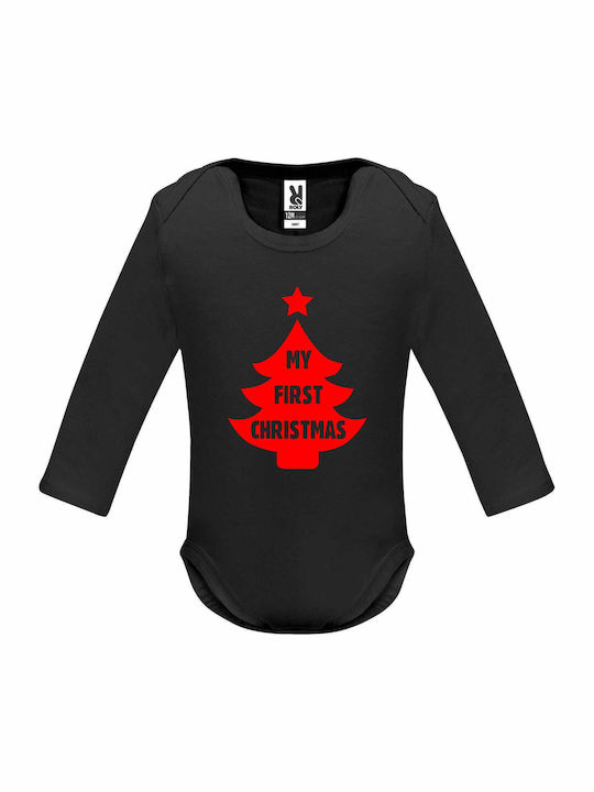kirikoko My First Christmas Langärmliges Black