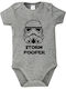 kirikoko Star Wars, Storm Pooper Short-Sleeved Grey Melange
