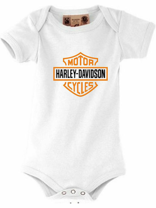 kirikoko Harley Davidson Langärmliges White
