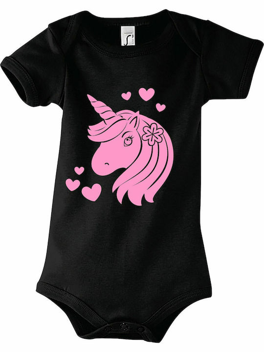 kirikoko I Am A Lovely Unicorn Short-Sleeved Black