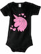kirikoko I Am A Lovely Unicorn Short-Sleeved Black
