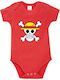 kirikoko One Piece Flag Anime Mâneca scurta Coral
