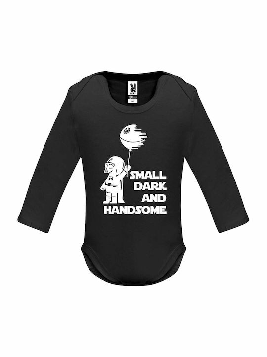 kirikoko Small, Dark and Handsome, Liitle Darth Vader, Star Wars Дълъг ръкав Black