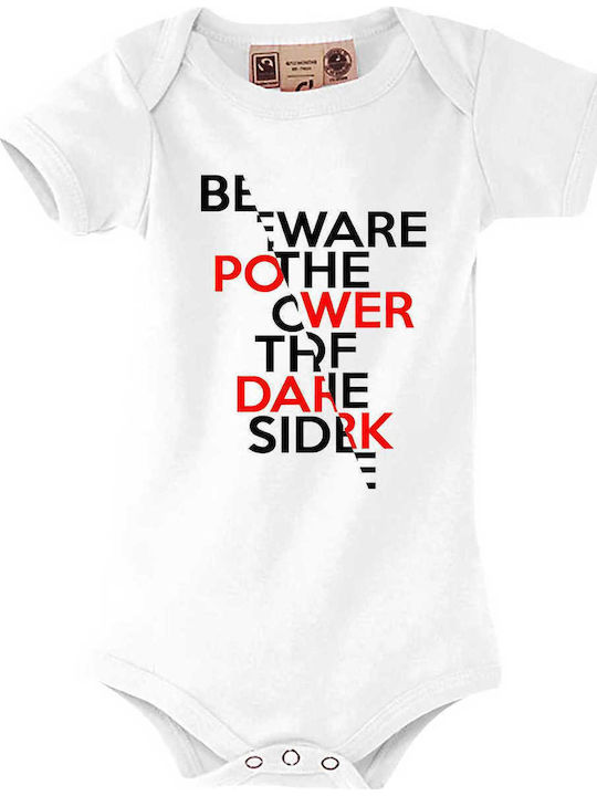 kirikoko Be Aware The Power Of The Dark Side, Star Wars Къс ръкав White