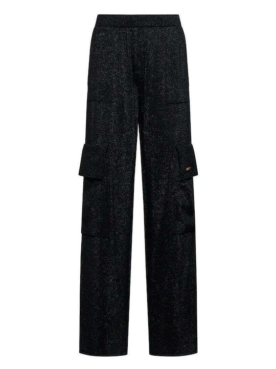Women's Fabric Trousers Black