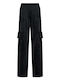 Women's Fabric Trousers Black