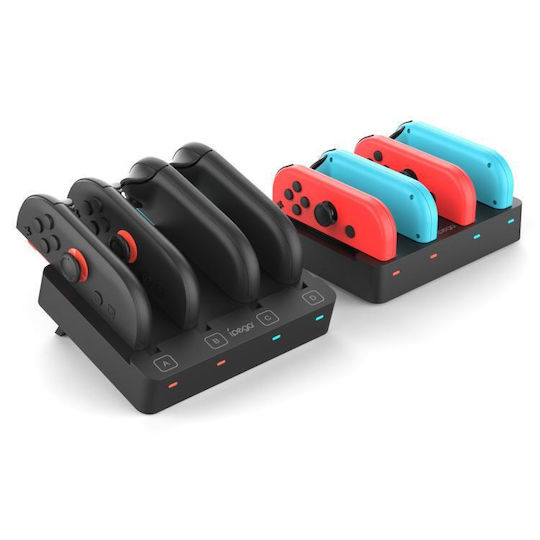 Βάση Φόρτισης Ipega 4 1 Nintendo Switch 2/switch Joy-con Controller