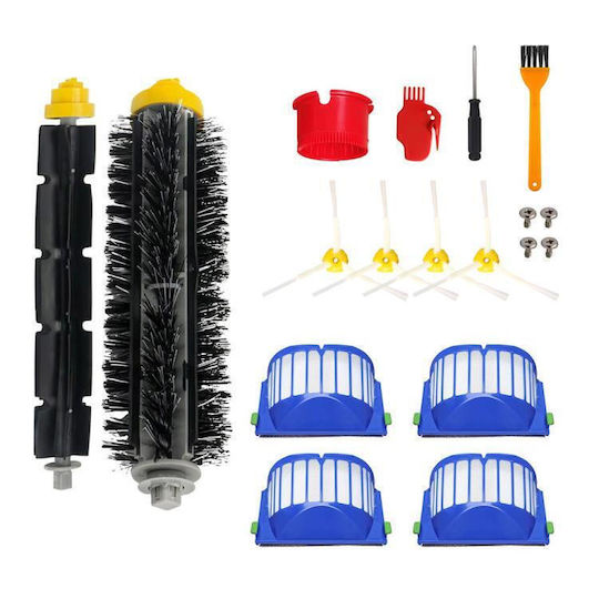 Junsunmay 14 Pieces Set Replacement Parts for Irobot Roomba 600 Series Sweeper