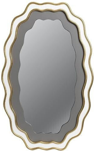 811-30014 Asymmetrischer Gold Wandspiegel 80x50cm 811-30014 Asymmetrischer Gold Wandspiegel 80x50cm
