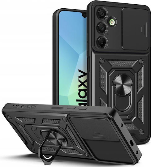Tech-Protect Camshield Pro Back Cover Silicone / Plastic Black (Galaxy A17)
