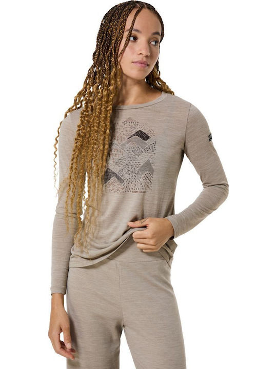 Bluza Damă Vintage Kaki Melange