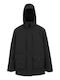Winter Jacket Parka Waterproof and Windproof Marron, Black