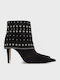 Leather Women's Ankle Boots Black