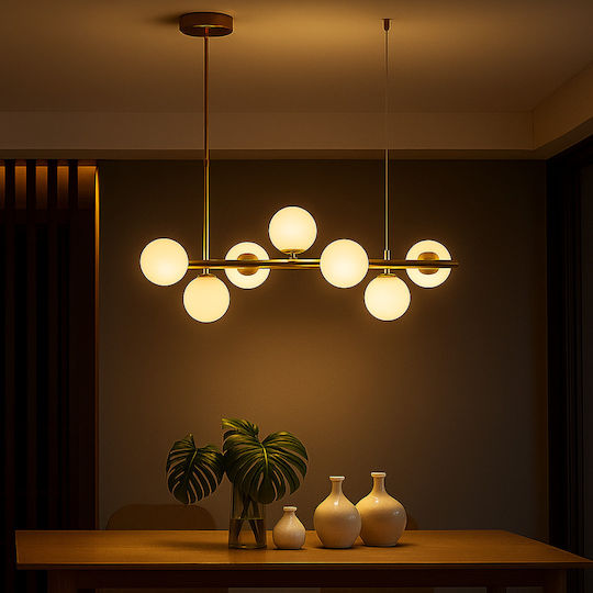 Alista Home Κρεμαστό Φωτιστικό Χρυσό