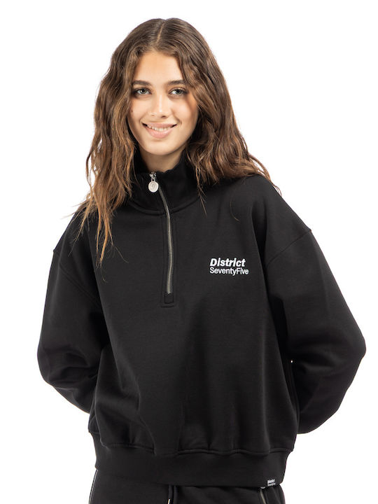 District75 Women's Sweatshirt Black