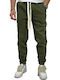 Jogginghose mit Gummizug Olive