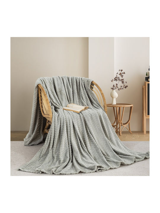 Adam Home Fleece Decke Halbdoppelt 180x240cm Ol...