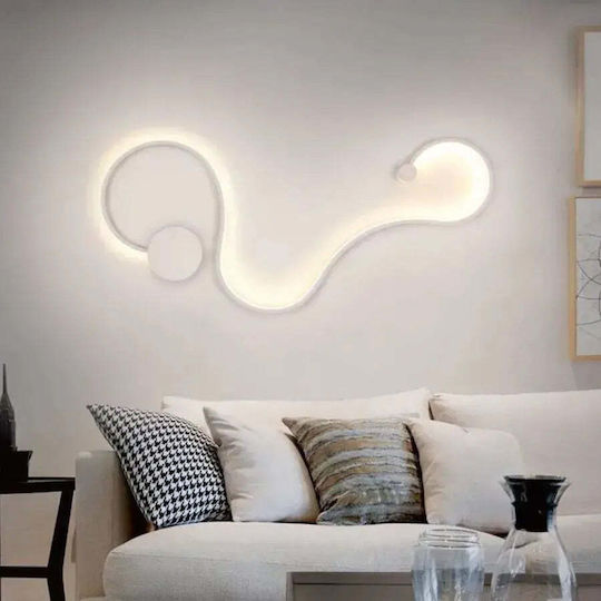 Alista Home Μοντέρνο Φωτιστικό Τοίχου με Ενσωματωμένο LED και Φυσικό Λευκό Φως