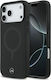 Mercedes-Benz Smooth Umschlag Rückseite Leder Schwarz (iPhone 17 Pro Max)