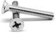 Machine Screw Phillips Galvanized DIN 965 with Diameter M6 and Length 35mm 100pcs