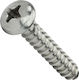 Sheet Metal Screw Phillips Inox DIN 7981 with Diameter M3.5 and Length 25mm 100pcs Trapezoidal Bread Din7981