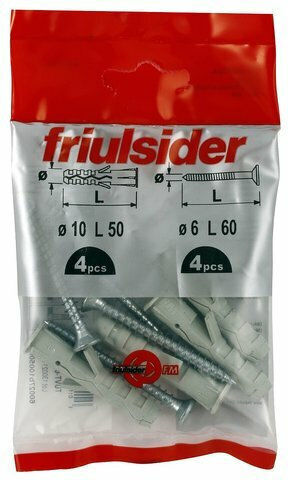 Friulsider MDF Screw with Diameter M6 and Length 45mm