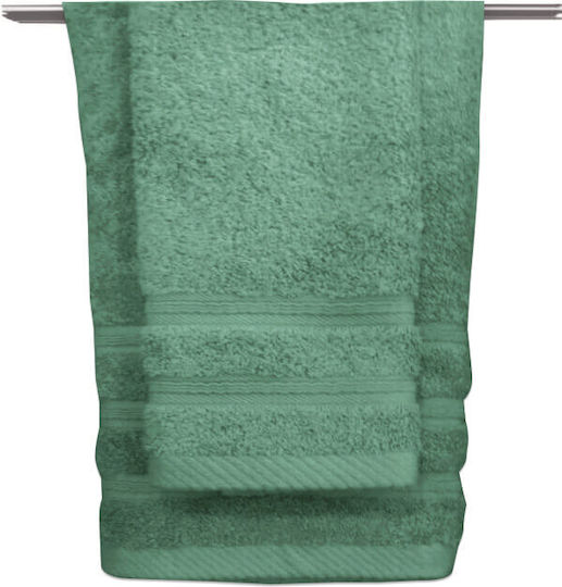 Badetuch-Set 2 Stück Naturgrün Gewicht 600gr/m²