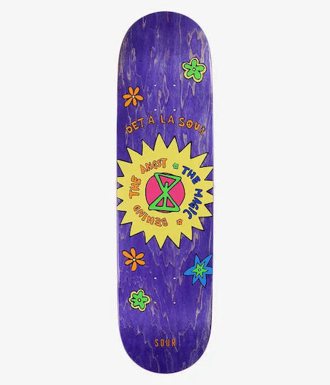 Sour Solution Sour Skateboard Kurzboard Lila